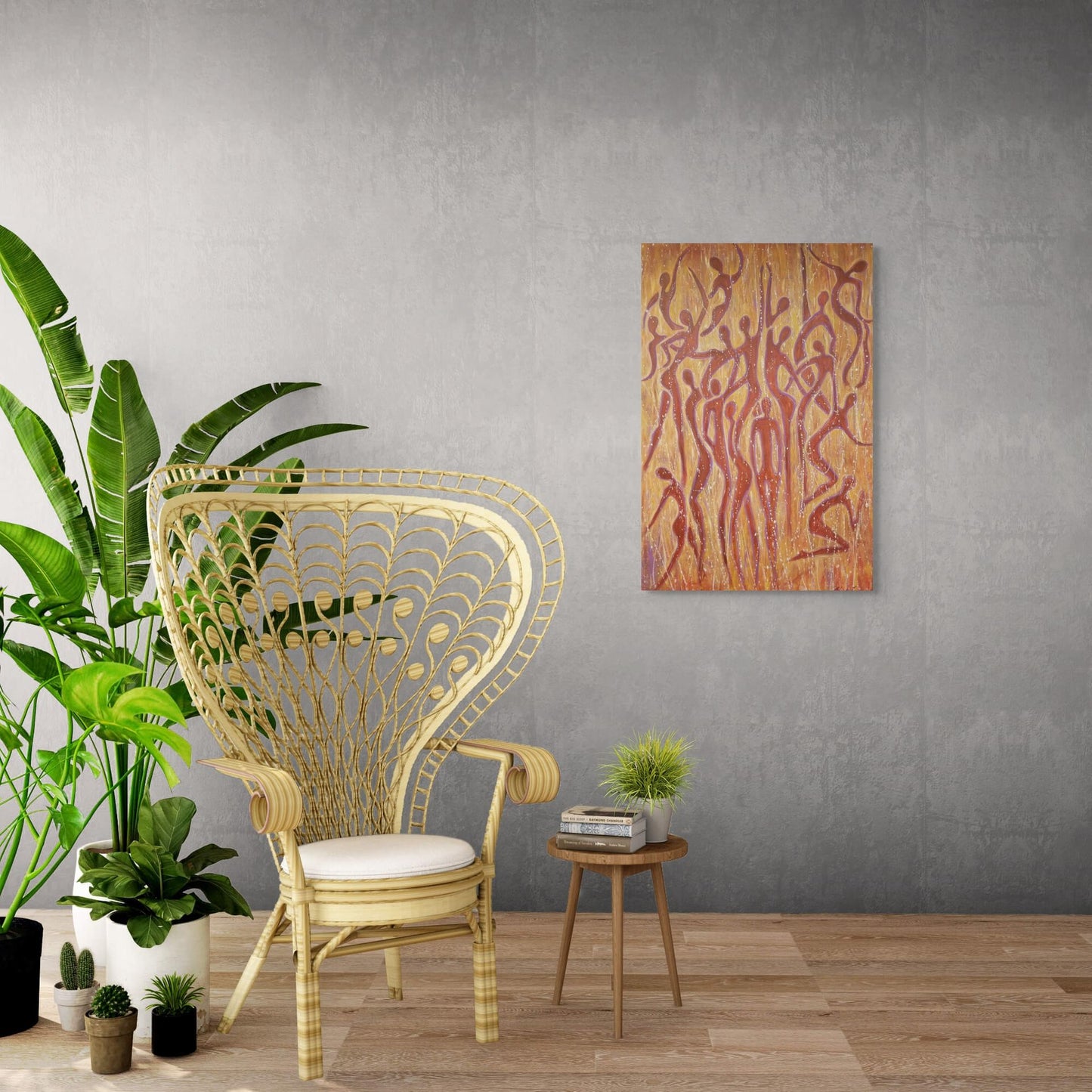 Tribal Abstract - Canvas Print