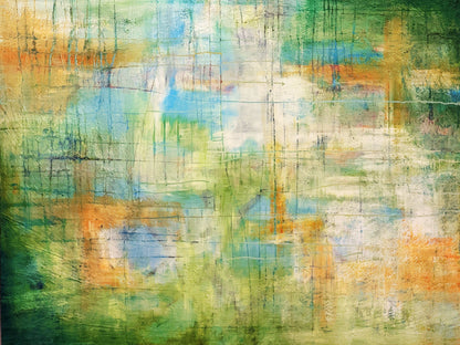 Abstract A Walk in the Park - Paper Print