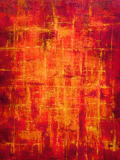 Abstract in Red  - Original