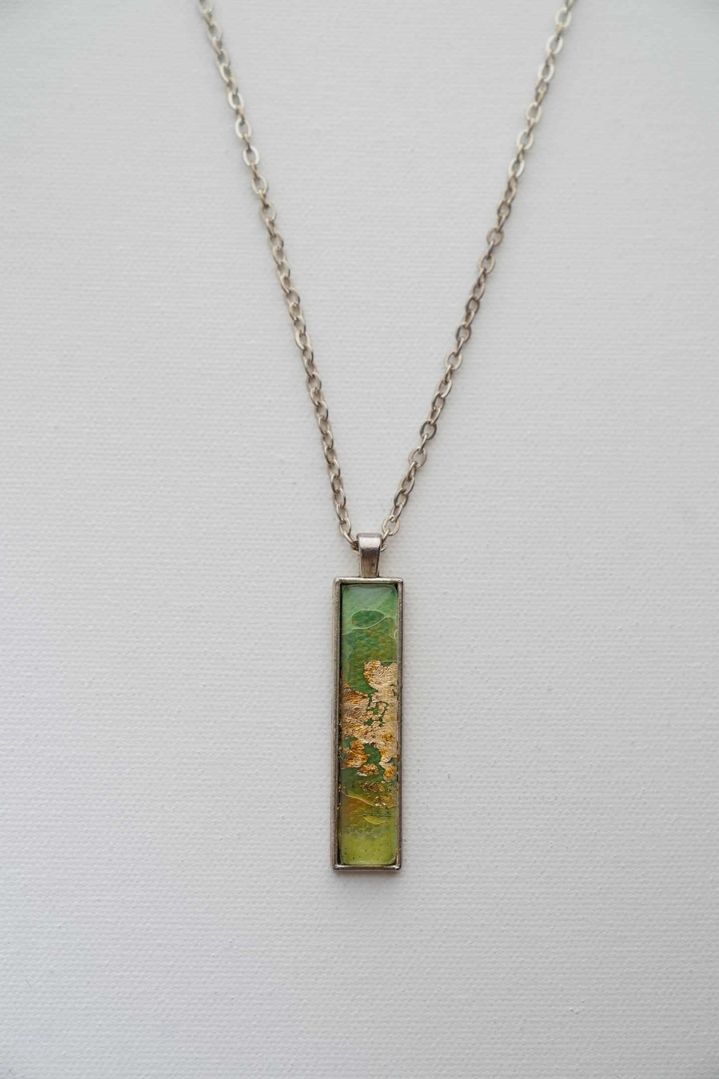 Long Narrow Pendant - Wearable Art