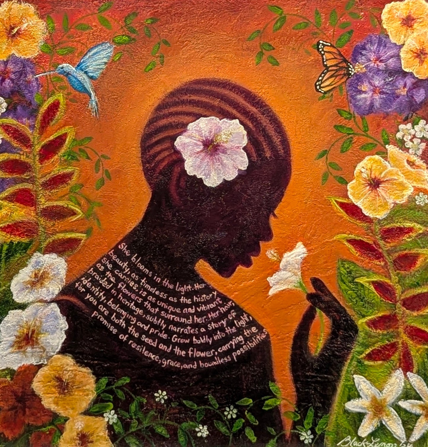 She Blooms in the Light- Original