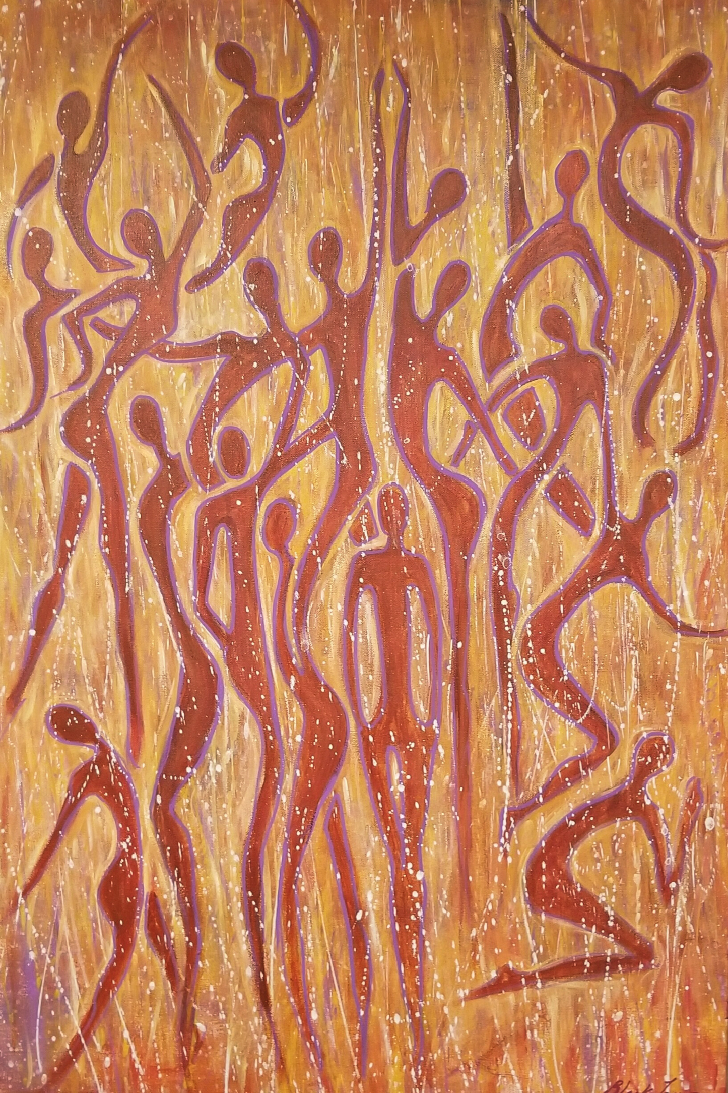 Tribal Abstract - Canvas Print